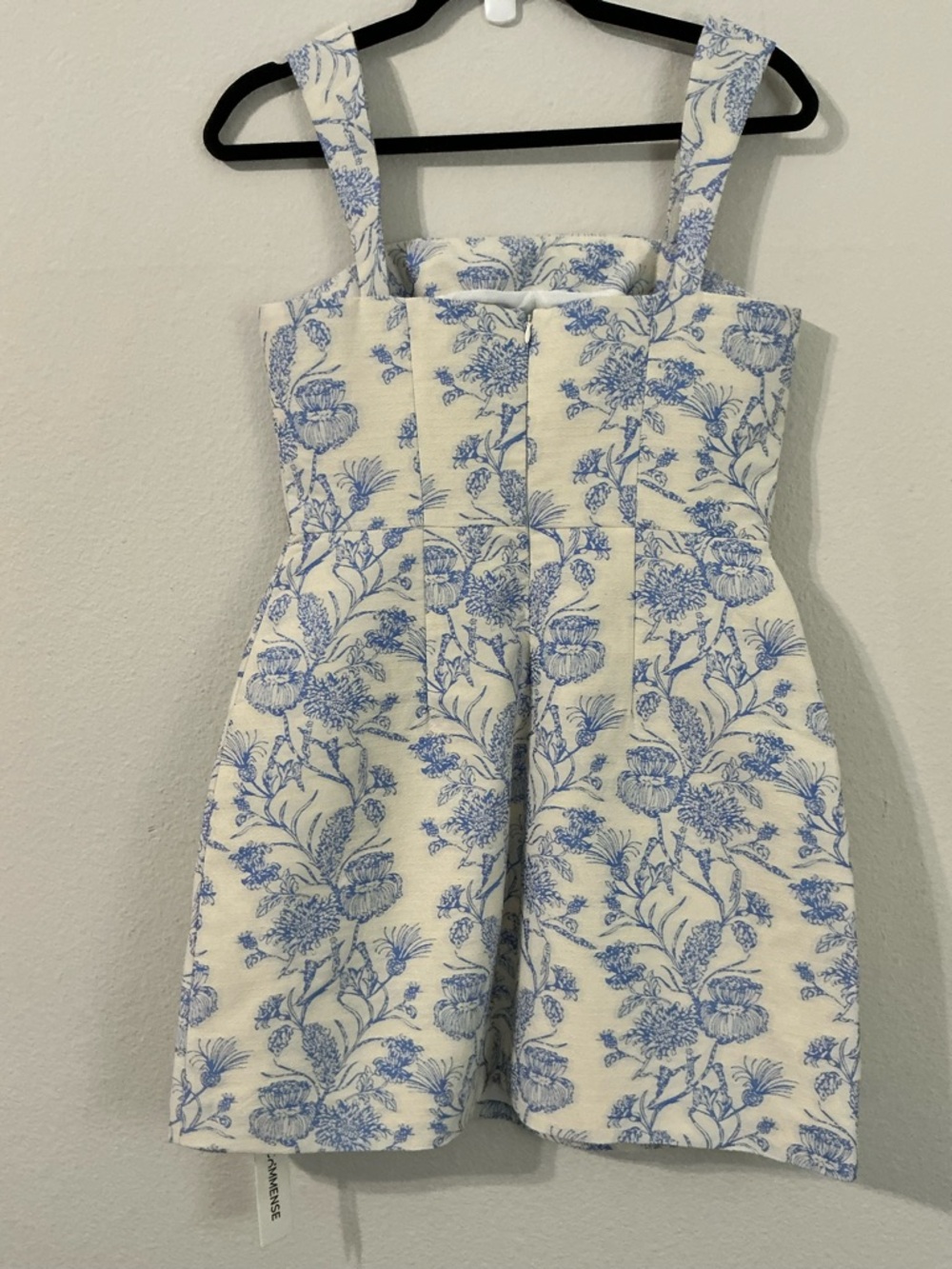 Commense Flora Square-Neck Sleeveless Decor-Pockets Short Dress Size Small NWT - Picture 5 of 8